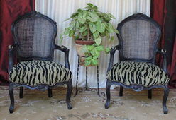 Fauteuil Cabriolet de Style Louis XV 